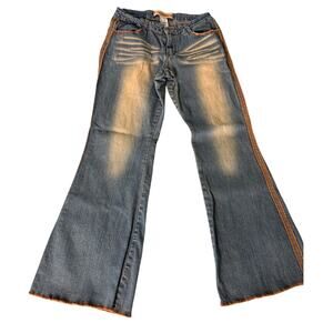 Joe Boxer Flare Distressed Denim Jeans Juniors 11